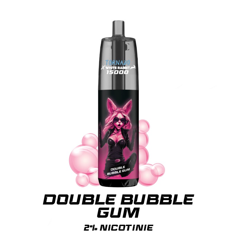 Puff Tornado 15000 Double Bubble Gum 20mg