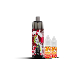 Puff JNR × Fighter Fuel 28K Snake Eye | 28 000 bouffées – Saveur fraise, framboise, myrtille glacée