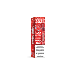 Liquideo Wpuff Pod 2.0 Grosse Fraise | 1600 puffs – 2 pods