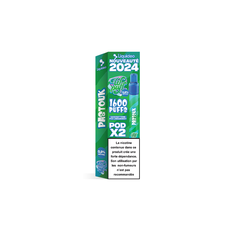 Liquideo Wpuff Pod 2.0 Pastouk | 1600 puffs – 2 pods