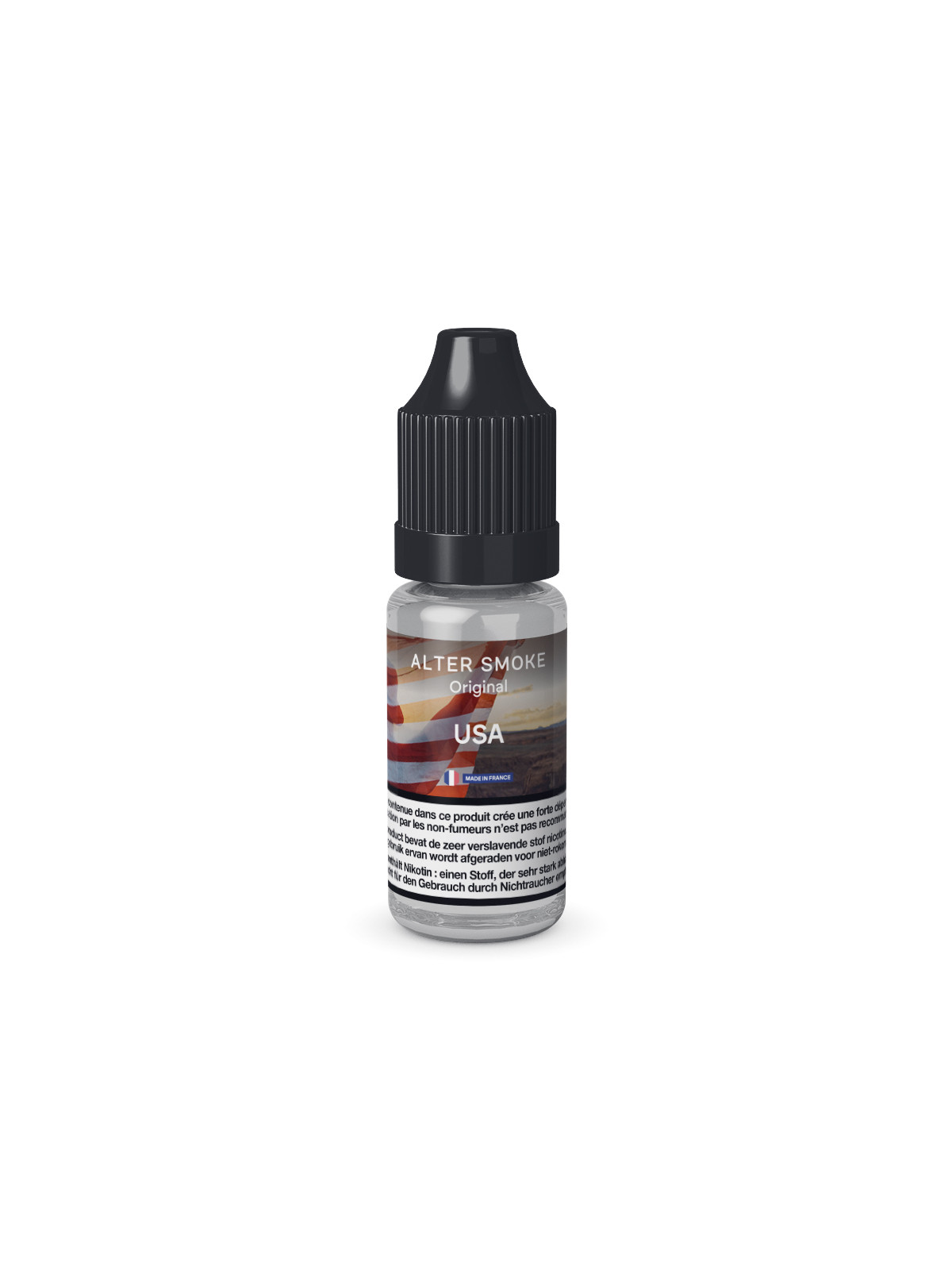 e-Liquide saveur Tabac USA fabriqué en France