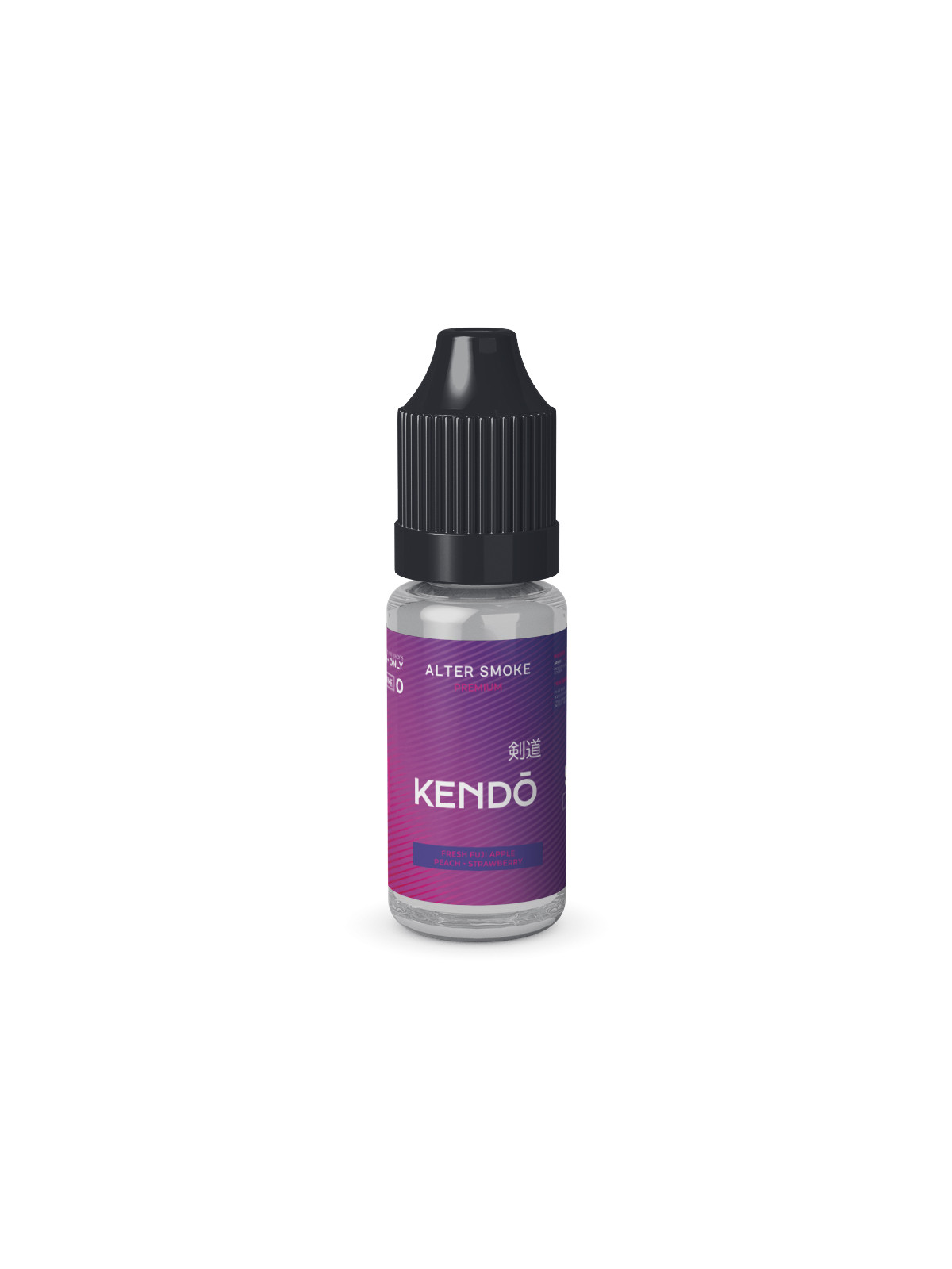 e-Liquide Kendo 10mL - Pomme fuji pêche fraise avec effet frais