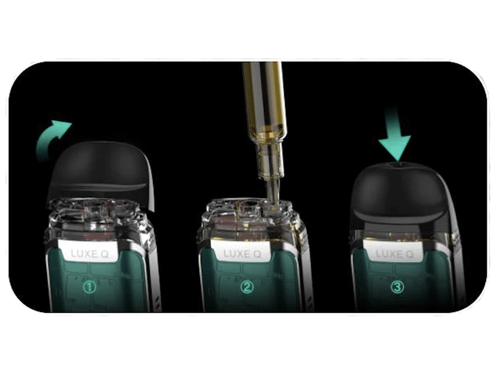 Vaporesso luxe q remplissage